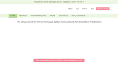 Desktop Screenshot of devonlaserclinic.com